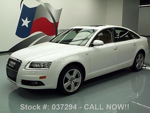 2008 audi a6 3.2 quattro awd sunroof nav htd seats 39k texas direct auto