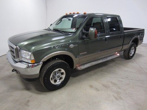 04 ford f250 6.0l v8 turbo diesel auto 4x4 crew short king ranch  80 pics