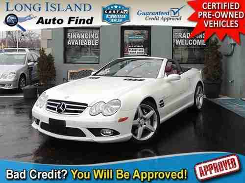 08 MERCEDES SL55 AMG LEATHER HEATED COOLED MASSAGE CARBON CONVERTIBLE KEYLESS V8, image 2