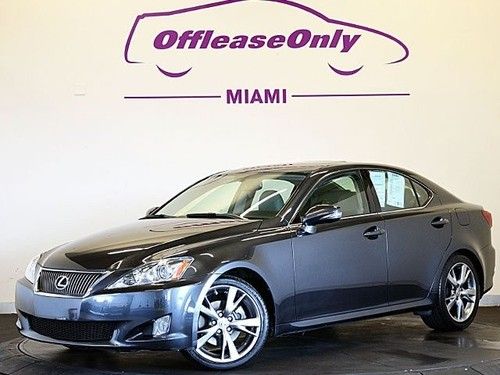 Leather paddle shifter push button start factory warranty off lease only