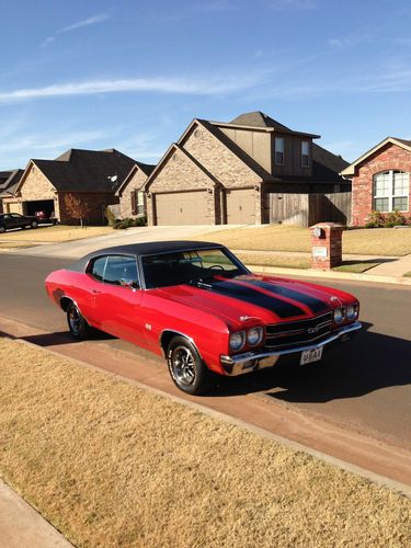 1970 chevelle, ss396, red, 4 speed
