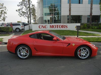 2007 ferrari 599 gtb rosso corsa / nero black / f1 v12 / 2 in stock - also 2008