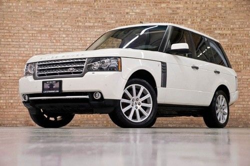 2010 land rover range rover supercharged! 1owner! camera! 20in whls! alaska wht!
