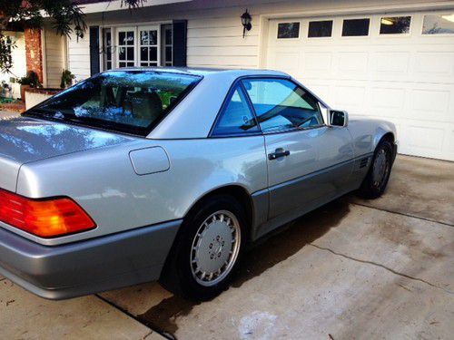 1991 sl500 silver ? grey lthr. only 63000 miles. 1 owner classic