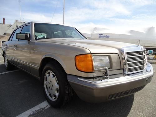 1988 mercedes-benz 420sel sedan 4-door 4.2l mercedes 420 super clean wow