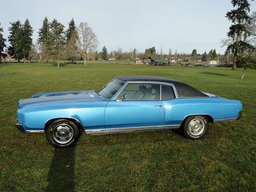 1971 chevrolet monte carlo ss 454 build sheet error ac tilt buckets no reserve
