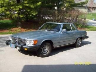 1983 mercedes-benz 380sl 2 door coupe hard and soft top roadster!