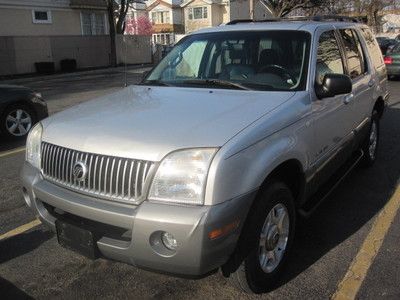 1 owner 4x4 leather alloys 3rd row 119k miles super clean warr merc mountaineer