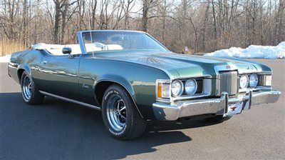 Convertible 73 pristine cougar xr7 351 cleveland low miles 2 dr 351 v8 green
