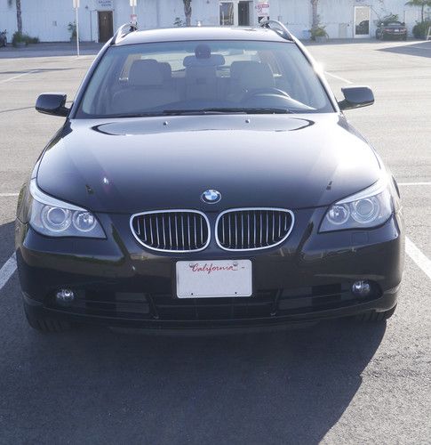 2007 bmw 530xi black saphire metallic wagon