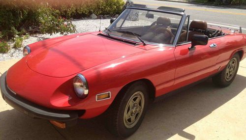 1982 alfa romeo spider veloce