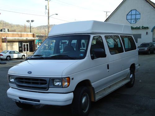 2001 ford e250 raised roof handicap wheel chair van