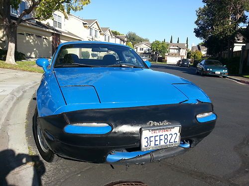 1992 mazda miata base convertible 2-door 1.6l speed flying jdm drift hella flush