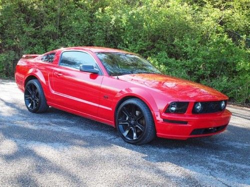 Red gt manual transmission leather