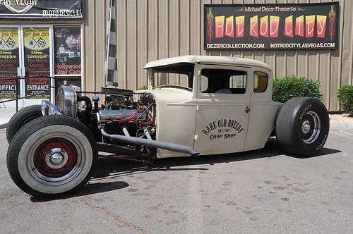 1930 ford rat rod - fresh caddy 331 v8 , turbo 350, disc. brakes, shift kit, go!