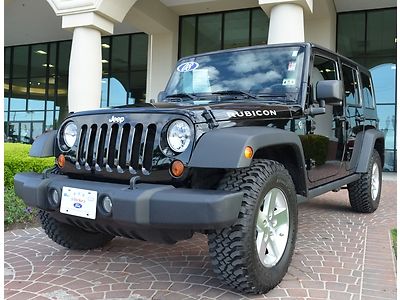 08 rubicon jeep wrangler unlimited 4x4, hardtop, auto, 17k miles, 1-owner texas!
