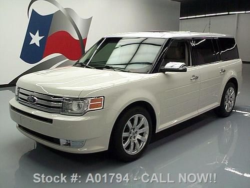 2009 ford flex ltd pano sunroof nav dvd rear cam 60k mi texas direct auto