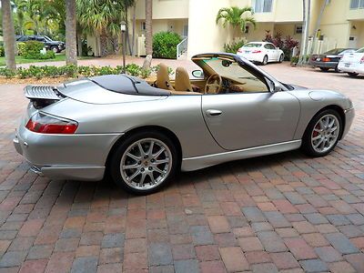 2001 porsche 911 996 carrera 4 convertible navi,load,special order,one of a kind