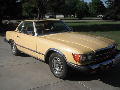 Mercedes classic 1977 450sl all original, convertible hard &amp; soft top, ca car