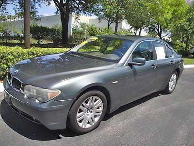 02 bmw 745i*77k orig non smoker miles*2 own*real beauty in&amp;out*nav*taken care of