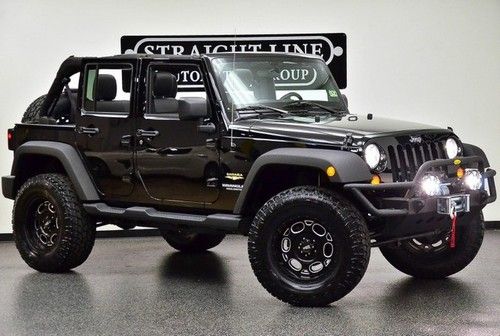 2011 jeep wrangler unlimited sahara lift navigation leather