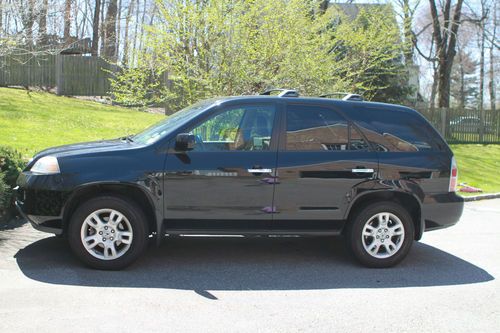 2006 black acura mdx touring sport utility 4-door 3.5l - 55,000 miles