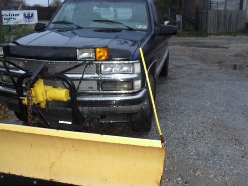Chevrolet silverado  pickup truck plow  chevy 4x4 gmc sierra dodge gmc meyers