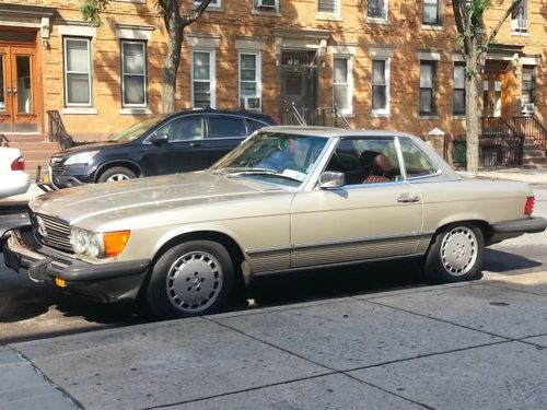 1987 merceds-benz sl-class 560 sl rare color!!!