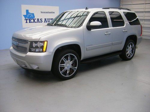 We finance!!!  2010 chevrolet tahoe lt 4x4 flex-fuel 3rd row bose xm 22 rims!!!