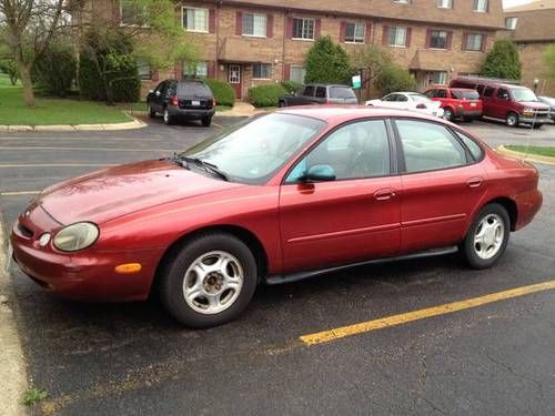 1997 ford taurus gl sedan 4-door 3.0l no reserve- no reserve- no reserve