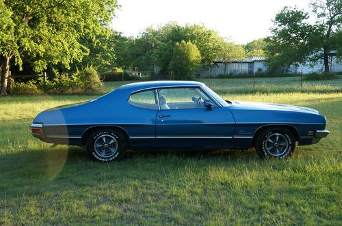 1972 pontiac luxury le mans, 2 door hardtop coupe, 400 4 barrel