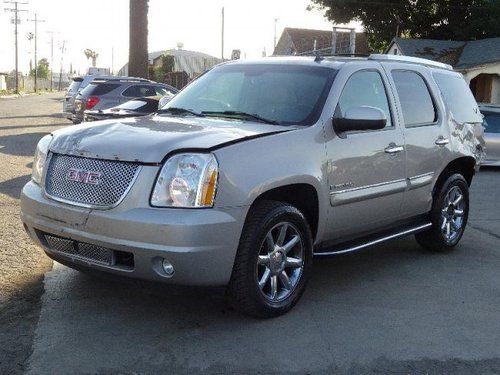 2007 gmc yukon denali awd damadge repairable rebuilder good cooling!! runs!!!!