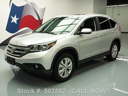 2013 honda cr-v ex-l sunroof rear cam htd leather 7k mi texas direct auto