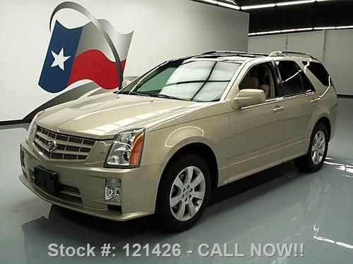 2008 cadillac srx pano sunroof nav dvd third row 57k mi texas direct auto