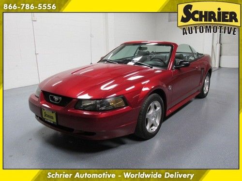 2004 ford mustang gt 40th anniversary red soft convertible top