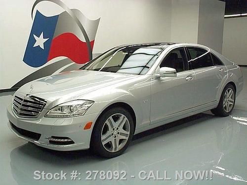 2010 mercedes-benz s600 v12 pano sunroof nav dvd 13k mi texas direct auto