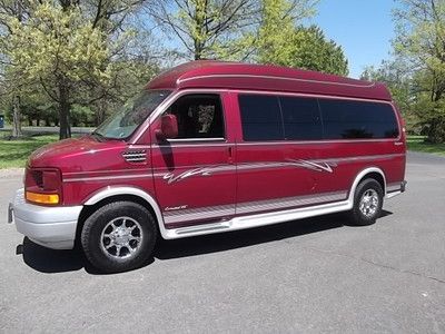 2008 chevrolet express 9-passenger explorer limited hightop conversion van