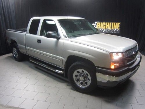 2005 chevy silverado 1500 ls 4x4, extended cab, only 3972 original 1-owner miles