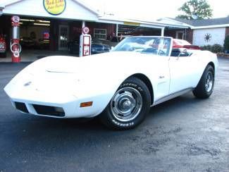 74 corvette stingray roadster convertible white tilt pa pdb pw tilt telescoping