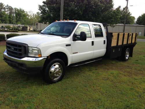 2004 f450 crew cab diesel 2wd stake body no reserve!!!