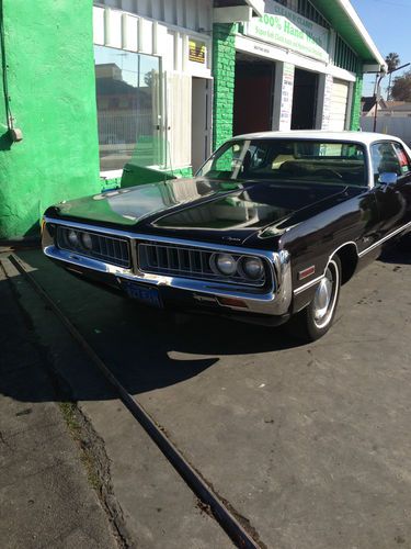 1972 chrysler newport royal 6.6l 400cu. 2bbl "rare find"