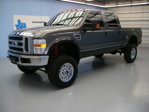 We finance!!  2008 ford f-250 lariat 4x4 powerstroke diesel auto lift kit 18 rim