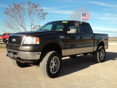 2007 ford f-150 supercrew 4x4, xlt package, 35" tires, 20" aftermarket wheels
