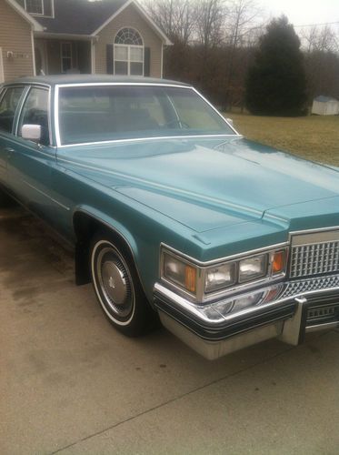 1979 CADILLAC SEDAN DEVILLE, 61,000 MILES, 7.0 LITER V8 ENGINE LEATHER SEATS, US $6,500.00, image 4