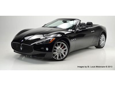 2011 maserati granturismo convertible nero nero sold new by us 12k miles only!