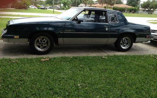 1986 blue oldsmobile 442 2-door cutlass