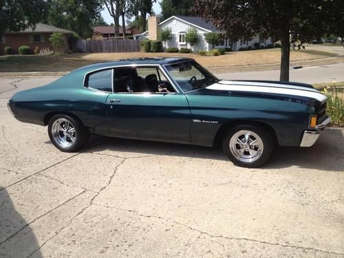 1971 chevelle malibu; matching numbers