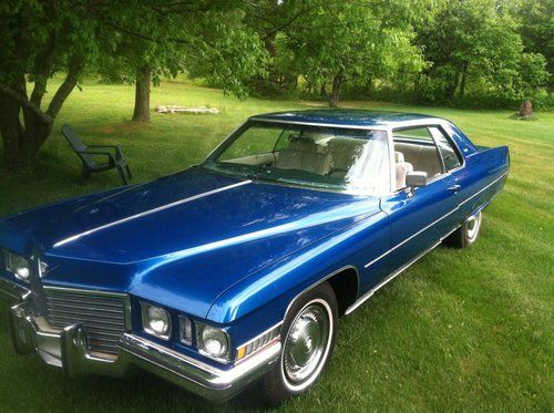 1972 cadillac coupe deville restored antique