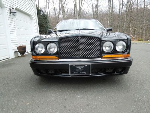 1997 bentley continential t, unique black &amp; saddle color combo