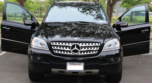 2008 mercedes-benz ml350 65,000 miles black on black 4-door 3.5l